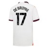 Officiële Voetbalshirt + Korte Broek Manchester City Kevin De Bruyne 17 Uit 2023-24 - Kids